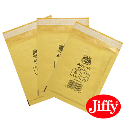 Jiffy Size JL0 (C) Envelopes - 140x195mm